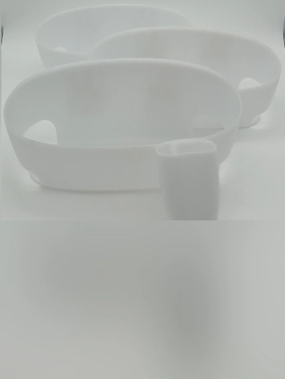3M Command White/Clear Shower Caddy (3) & Razor Holder (1)